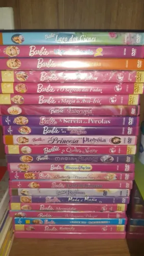 Coleção de 22 DVDs Barbie