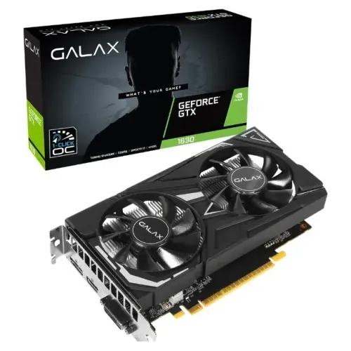 Placa de Vídeo Galax NVIDIA GeForce GTX 1650, 4GB DDR6, 64 Bits, Usada