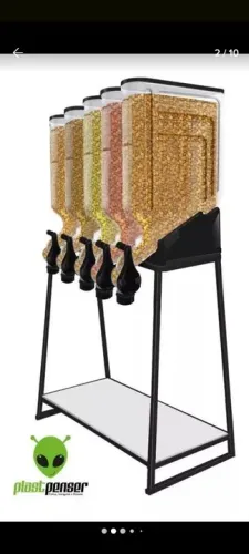 Dispenser de ração 5 bocas (novo na caixa)