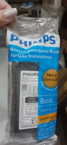 Reator eletrônico instantâneo bivolt Philips