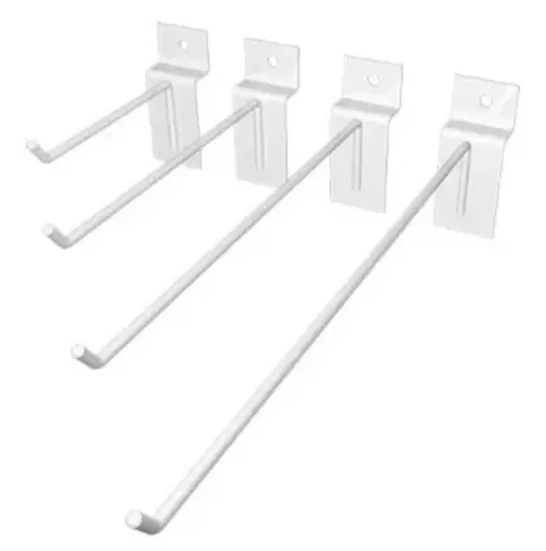 60 Ganchos de Painel Canaletado (Expositor) 15cm e 10cm