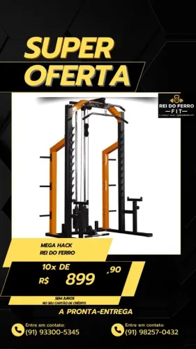 Aparelho de Musculação com Torres de Peso