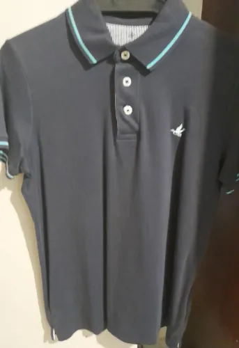 Polo Manga Curta Brooksfield Kids Tam. 12 Pima Cotton