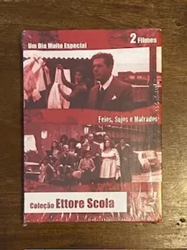 DVD Duplo de Ettore Scola: Um Dia Muito Especial e Feios, Sujos e Malvados