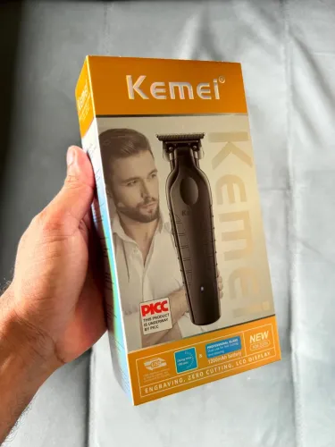 Máquina barbear Kemei