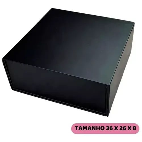 Caixa para Presente (grande) 36x26x8 - Rígida com Fechamento Magnético