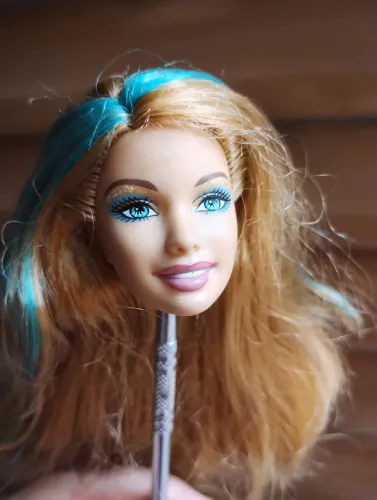 Cabeça de Barbie Mosqueteira Aramina