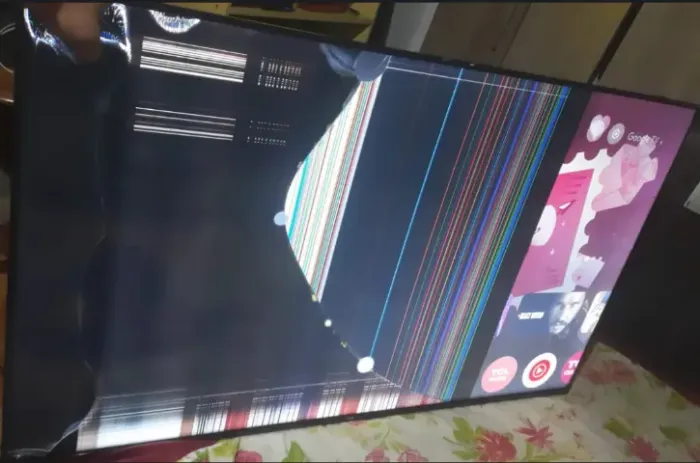TV TCL 55 POLEGADA TELA QUEBRADA