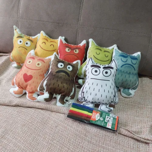 Kit Monstros das emoções (Baseado nos Monstros das cores)