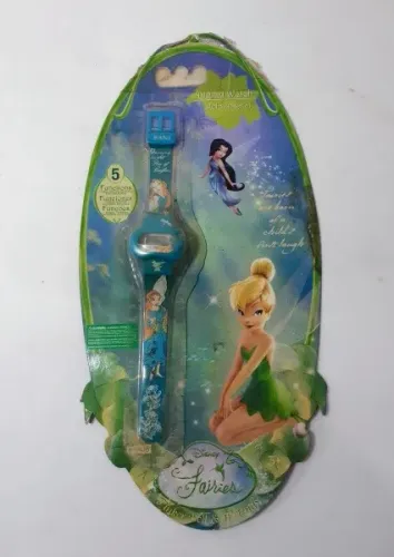 Relógio Digital Original Tinker Bell na Blister Coleção Fadas