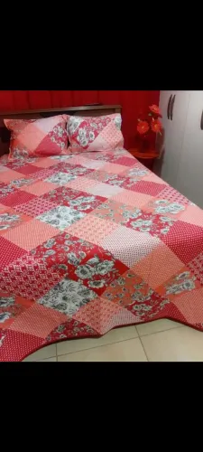 Colcha para cama casal dupla face