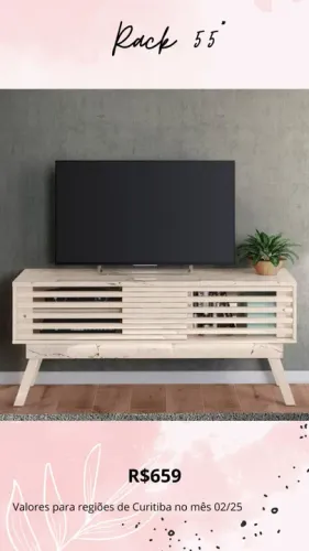 Promoção Rack 55'' - 17/02