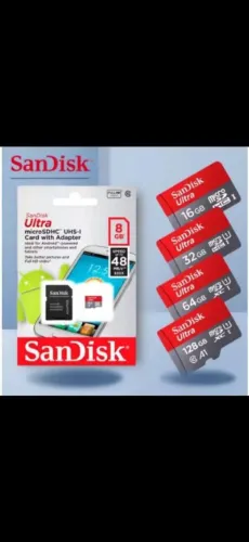 Cartão de memória valor variável