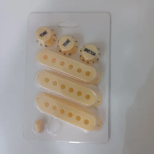 Knobs e cover para guitarra 