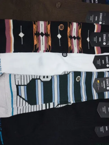 Lote 7 pares meias stance large G