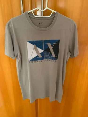 Camiseta armani cinza 