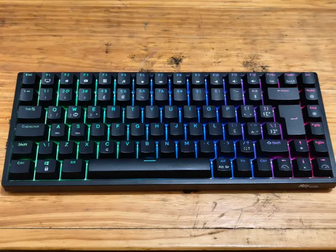 Teclado Mecânico Royal Kludge RK84 - Switch Brown - RGB - Já no Brasil!