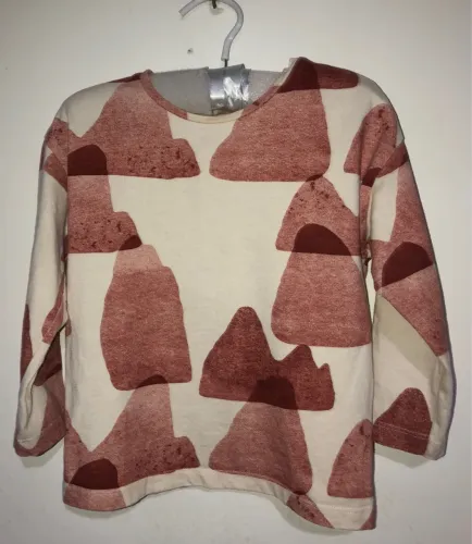 Camiseta manga longa menino tam 3-4 anos Zara
