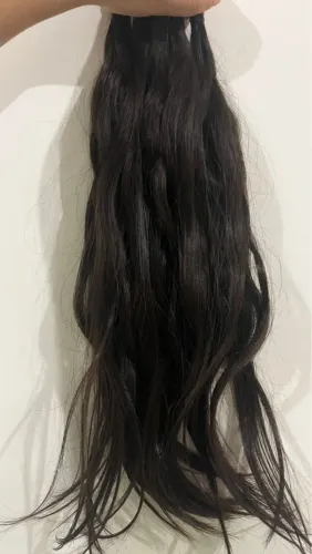 Cabelo natural na técnica queratina, 50 Cm, pronto para usar