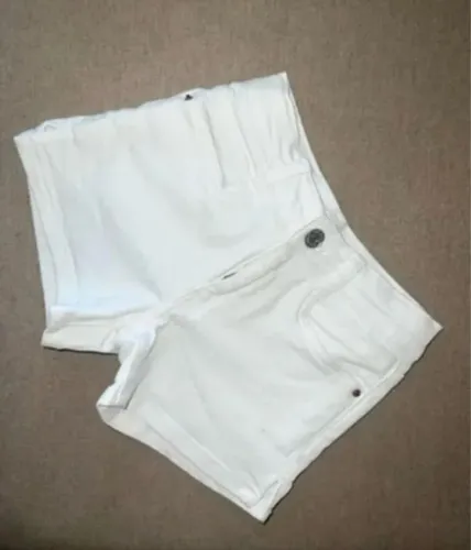 Short jeans branco infantil short zara