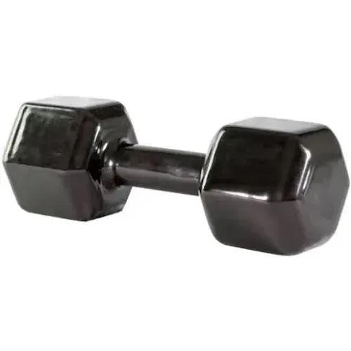 Par Dumbbell Sextavado Emborrachado 26kg