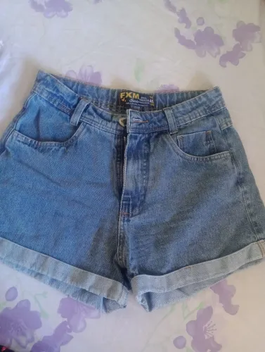 Short Jeans Azul Claro n 40 novo viu
