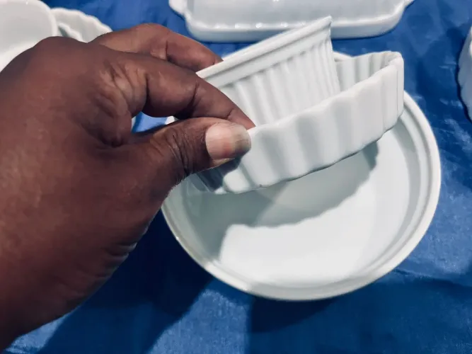 Refratário de porcelana 