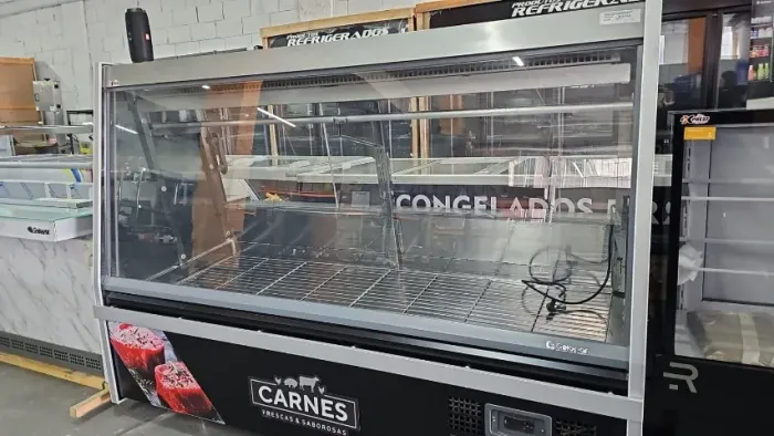 balcão de açougue 2m gelopar interior inox (IRIS)