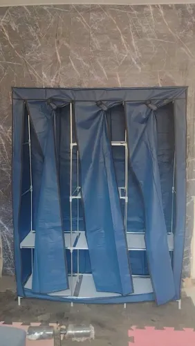 Guarda roupa dobrável organizador de roupas roupeiro