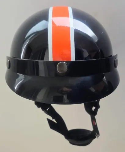 Capacete HD Brainsaver M (58-60) preto/laranja 