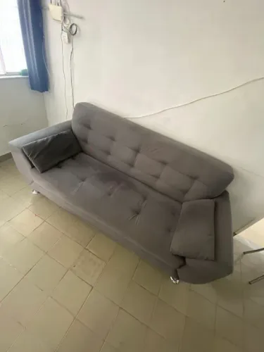 Sofá 3 lugares cinza