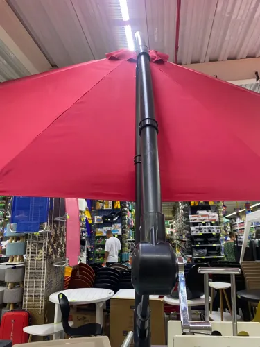 Guarda sol ombrelone articulado 3 metros. Praia ou piscina. Excelente estado. No precinho!