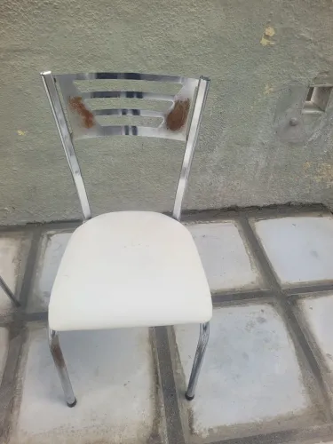 Cadeira para mesa de jantar cromada 