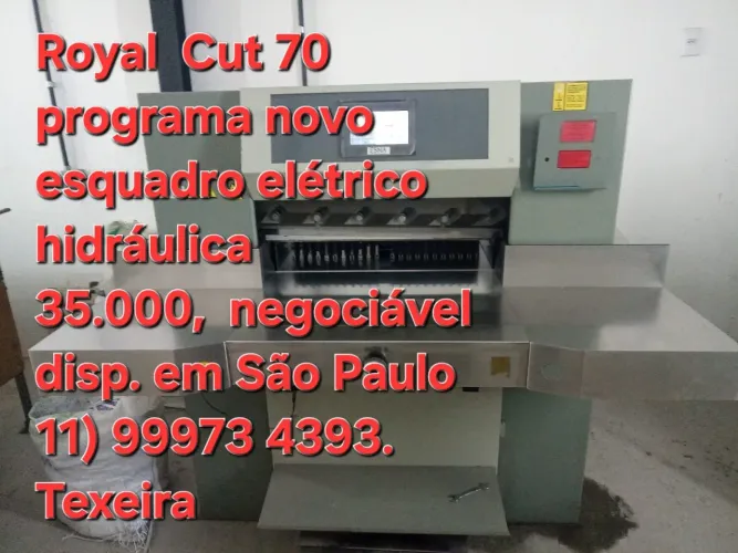 Guilhotina 72 com programação nova