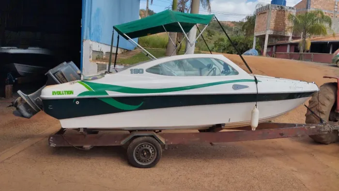Lancha Evolution 180 + Suzuki 85HP | Motor Feito | Pronta pra Água
