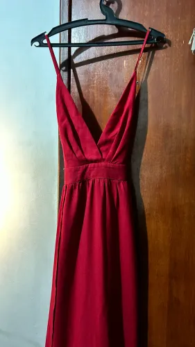 Vestido longo M, shein. Usado uma vez