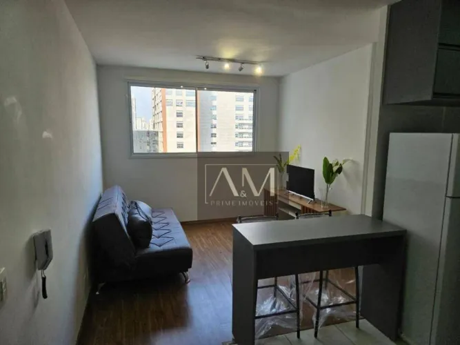 Apartamento com 1 dormitório para alugar, 35 m² por R$ 3.061/mês - Rua Guarapuava, 174 -Mo