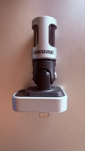 Microfone para IPhone ( SHURE MV88 )