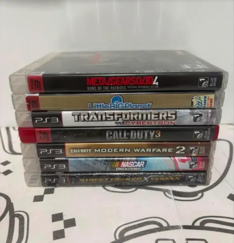 ? Lote com 7 Jogos Originais PlayStation 3 - Ótimo Estado!