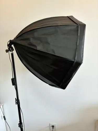 Kit Softbox Octagonal 60cm + Tripé Luz Contínua