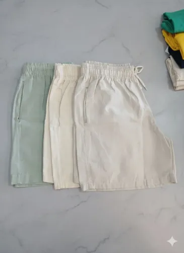 Bermudas em linho masculinas 3 cores. Disponíveis