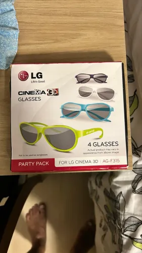 Óculos para TV 3D LG originais.