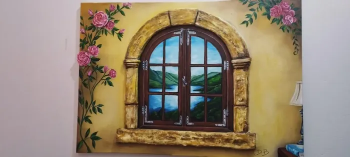 Quadro Artesanal Exclusivo em Tela 50x70 cm | Arte 3D Texturizada