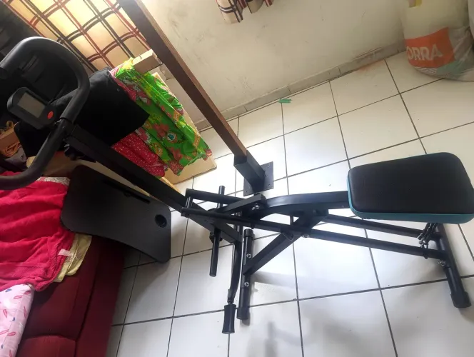 Máquina de remo 2x1