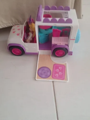 Polly pocket hospital móvel dos bichinhos - Usado
