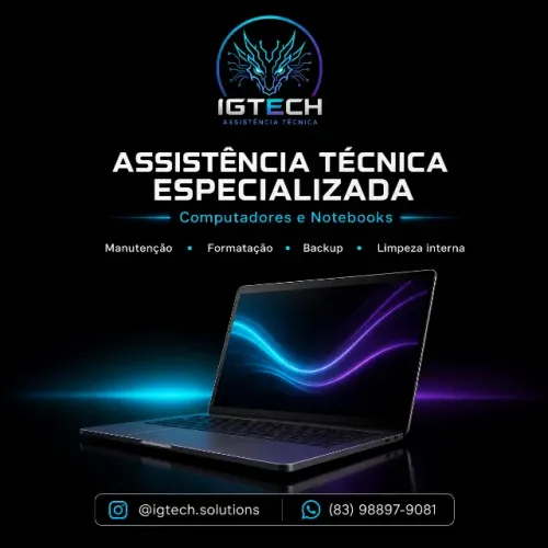 Assistência Técnica Notebook e PC | Formatação | SSD | Limpeza