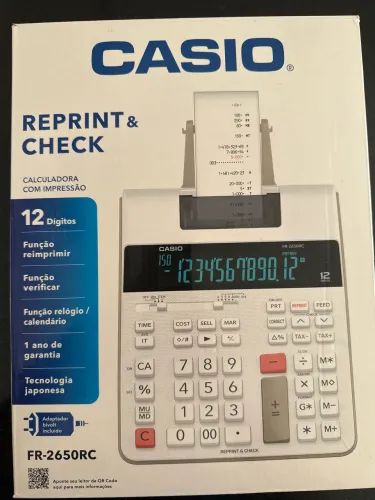Calculadora Cassio 2650RC Nova