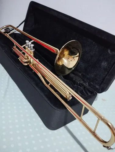 Trombone de pisto sib longo New York semi novo