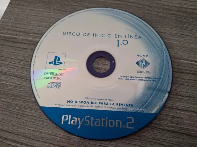 CD Original Playstation 2 Online Startup Disc PS2