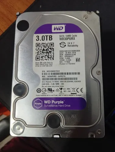 HD WD Purple Para DVR 100%